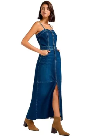 Lee Maxi Denim Dress, , M