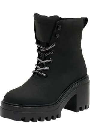 Calvin Klein Damskie buty na grubym obcasie z zamkiem błyskawicznym LTH YW0YW01548, czarne (Triple Black), 39 EU, , 39 EU