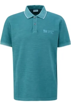 QS by s.Oliver Męska koszulka polo z nadrukiem logo, , XL