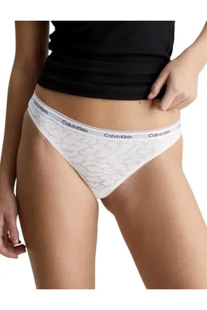 Calvin Klein Damskie majtki brazylijskie, zestaw 3 sztuk, z koronką, , XL