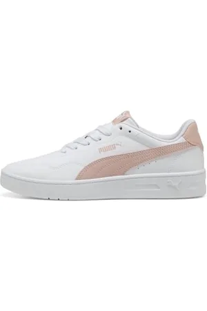 PUMA Damskie trampki Court Lally, biało-różowy kwarc, 3,5 UK, Biały kwarc różowy, 36 EU