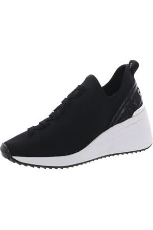 DKNY Damskie buty sportowe Keeva-Wedge, czarne, 40,5 EU, , 40.5 EU
