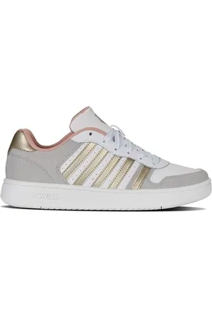 K-Swiss Damskie buty sportowe Court Palisades Gray VLT/CHMPGN/WHT, 40 EU, , 40 EU