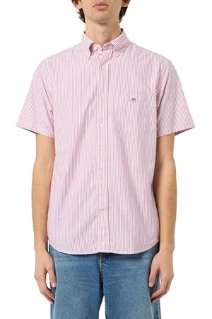 GANT REG CLASSIC OXFORD STRIPE SS SHIRT, , 4XL