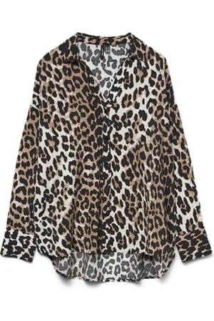 VERO MODA Vmjosie Ls Oversize Shirt WVN Ga, , XL