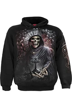 Spiral Reaper Time - bluza z kapturem czarna, , S
