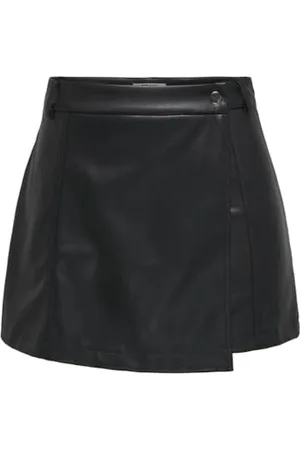 ONLY ONLHERO MW Faux LEA Skort CC PNT, , M