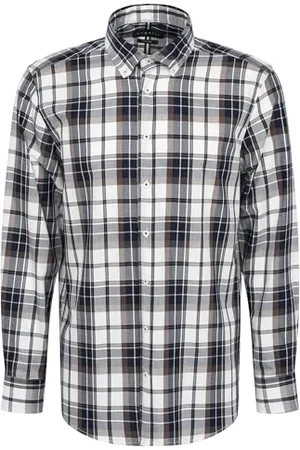 Bugatti Koszula męska Button-Down z długim rękawem Modern Fit, , M
