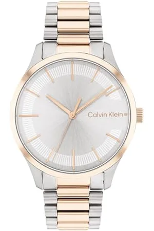 Calvin Klein Analogowy zegarek kwarcowy dla mężczyzn i kobiet, kultowa kolekcja z bransoletką ze stali nierdzewnej, , bransoletka