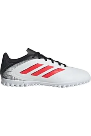 adidas Uniseks - dzieci COPA PURE III CLUB Turf Football boots Kids, Cloud White/Lucid Red/Core Black, 36 EU