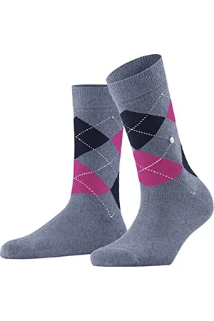 Burlington Kobiety Skarpety Queen W So Bawełna z wzorem 1 Para, , 36-41