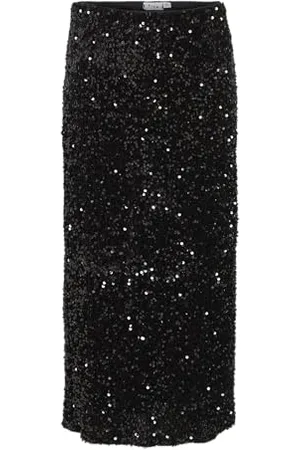 VILA Vifaith Hw Midi Sequin Skirt/Vol, , XS