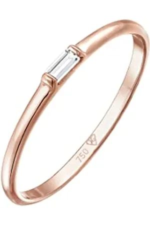 Elli Premium pierścionek zaręczynowy Miłość Zart Szlachetny Geo Topaz 750 różowe złoto, 56, colore: , cod. 0611350917_56