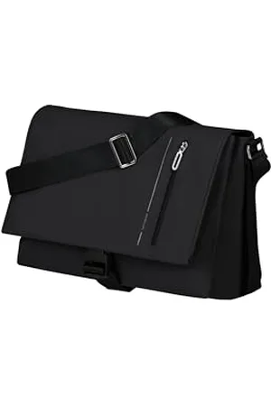 Samsonite Ongoing - torba kurierska 13,3 cala, 36 cm, 11 l, czarna (czarna), , Messenger-Tasche 13.3 Zoll, Torba listonoszka 13,3 cala