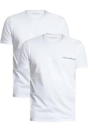 Emporio Armani Man Core Logoband 2-pak koszulka z okrągłym dekoltem biała XXL, , XXL