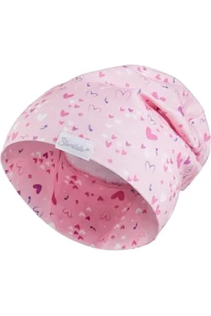 Sterntaler Dziewczęca czapka beanie z nadrukiem w serduszka, , 47