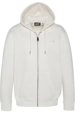 Schott NYC Bluza z kapturem na zamek błyskawiczny z haftem Schott, SWCASUAL3, , XXL