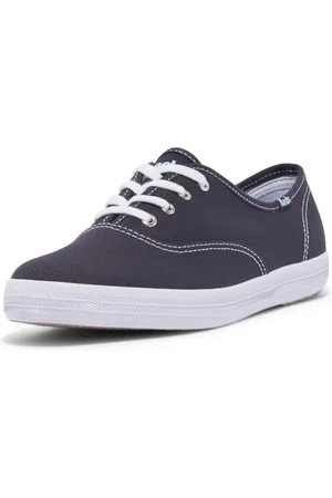 Keds Champion Damskie trampki płócienne, wiązane, Granatowe płótna, 34 EU