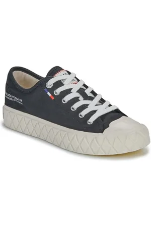 Palladium Unisex Palla ACE CVS Sneaker, czarno-białe szparagi, 3 UK