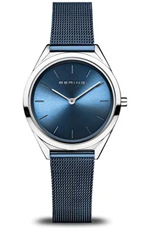 Bering Zegarek unisex z mechanizmem kwarcowym - kolekcja Ultra Slim ze stalą nierdzewną i szafirowym kryształem 17031-307