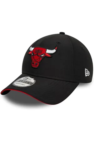 New Era Czapka baseballowa z mikrofibry 9Forty Chicago Bulls Black Red, , M-L