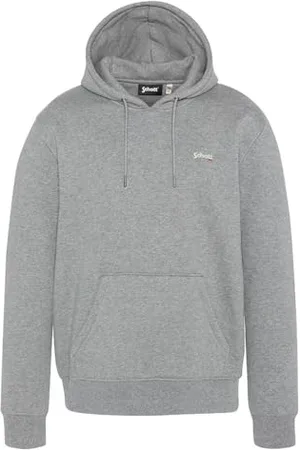 Schott NYC Bluza z kapturem z haftem Schott, SWCASUAL2, , L