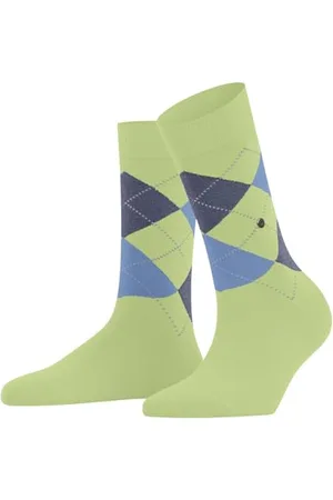 Burlington Kobiety Skarpety Queen W So Bawełna z wzorem 1 Para, , 36-41