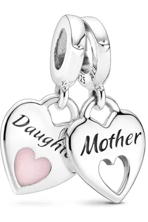 PANDORA Charm colgante Corazón Doble 799187C01 mujer plata