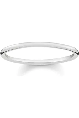 Thomas Sabo Damen-Dezenter Jahrestagring 925 Sterlingsilber mit 