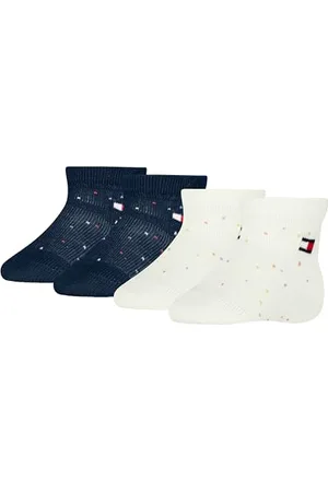 Tommy Hilfiger Color Naps Klasyczna skarpeta (4 sztuki) dla niemowląt, , 15-18