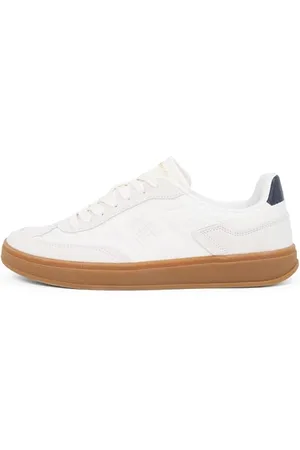 Tommy Hilfiger Damskie TH Heritage SNEAKER Low Top, BIAŁY (Ancient White), 4 UK, , 37 EU
