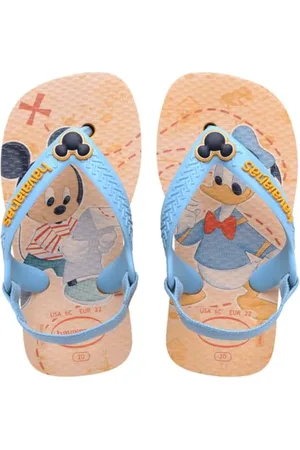Havaianas Unisex Baby Disney Classics II japonki, żółty , rozmiar 42 EU, Pop Żółty, 7 UK Child