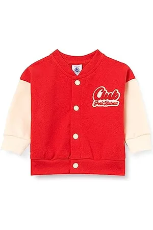 Petit Bateau A0700 Miś, Czerwony Peps/Biały Avalanche, 6 miesięcy dla niemowląt, Czerwony Peps/Biały Avalanche, 6 miesięcy