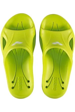 Arena Sandały kąpielowe dla dzieci, uniseks, Hydrosoft Ii Jr Hook, zielone limonki, 30 EU