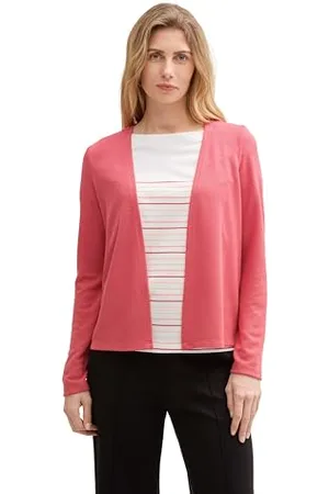 TOM TAILOR 1041290 Koszulka z długim rękawem, 11016-Berry Red, XXXL damska, , 3XL