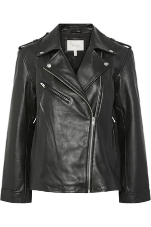 Y.A.S Damska kurtka ane Ls Leather Jacket Noos, , numeric_40