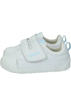 Joma TEDYBS2505V dziecięce kapcie Teddy Baby, kolor biały i niebieski, przyjazne dla dzieci antybakteryjne wkładki buty dziecięce, , 25 EU