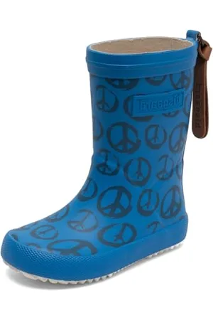 Bisgaard Unisex dziecięce buty przeciwdeszczowe, Pokój na ziemi niebo, 22 EU