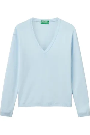 Benetton Koszulka z dekoltem w serek M/L, , XS