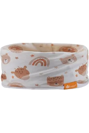 Sterntaler Unisex Baby komin z nadrukiem zwierzęcej twarzy modny szal, , 2