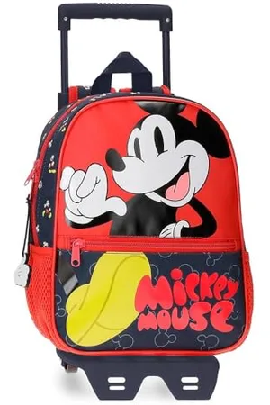 Disney Myszka Miki Modna Walizka, , Plecak 28 + wózek