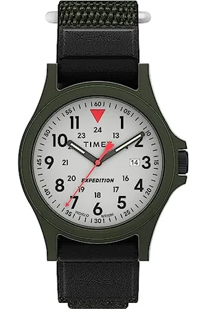 Timex Męski zegarek analogowy z paskiem materiałowym Expedition Acadia, , Stylowy