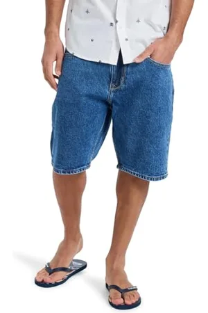 Quiksilver Krótkie spodenki jeansowe AQUA CULT męskie niebieskie 28, , 28W