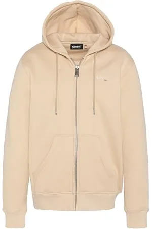 Schott NYC Bluza z kapturem na zamek błyskawiczny z haftem Schott, SWCASUAL3, , M