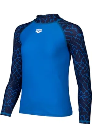 Arena Męska kamizelka unisex Jr Rash L/S Allover Top, , 34