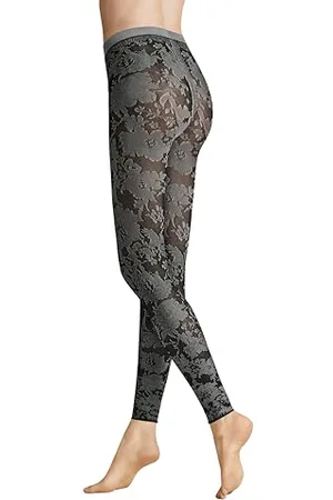 Hudson Legginsy damskie FLORAL Fashion 40 DEN Black 44-46, , 44-46