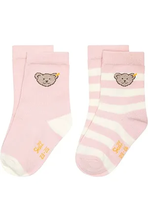 Steiff Unisex dziecięce Mini Basic skarpety, 2 sztuki w opakowaniu GOTS, , 34