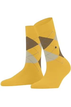 Burlington Kobiety Skarpety Queen W So Bawełna z wzorem 1 Para, , 36-41