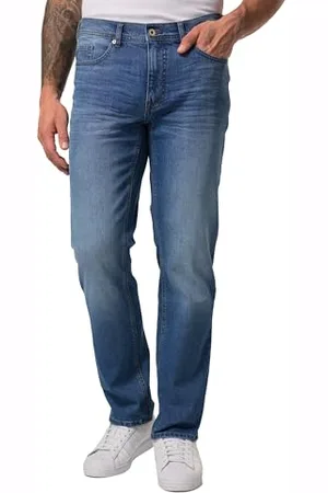 JP 1880 Męskie dżinsy Straight Fit, z recyklingu, , 44W / 34L