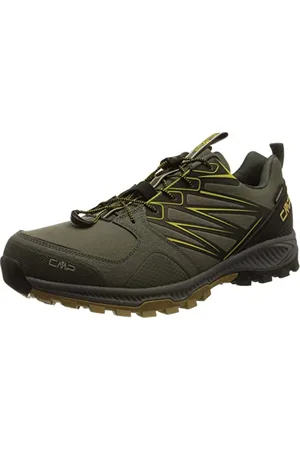 CMP Męskie buty do biegania Atik Wp Trail Trail do biegania Trail, , rozm. 39 EU, ciemnozielony, żółty, militarny agawa, 39 EU